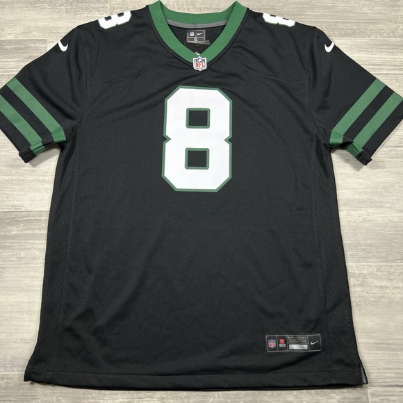 Nike New York Jets Aaron Rodgers‎ #8 NFL Youth Game Jersey (XL 18/20) Black NEW
